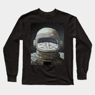 Raising the Flag on the Moon Long Sleeve T-Shirt